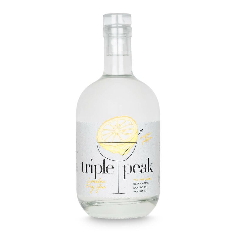 Gin Triple Peak Yellow Label