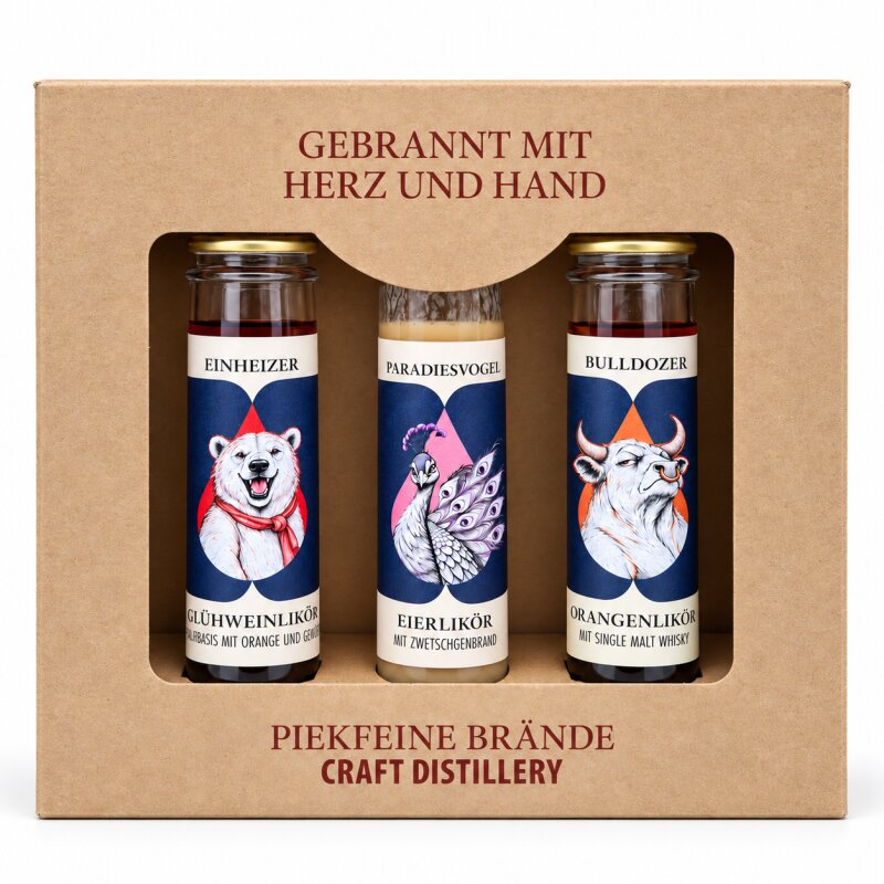 3pcs gift box winter liqueurs