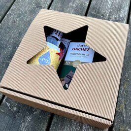 Xmas gift box orange