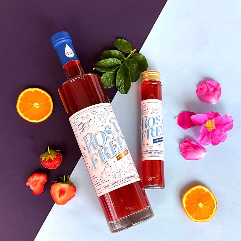 RosaFree alkoholfreier Aperitl
