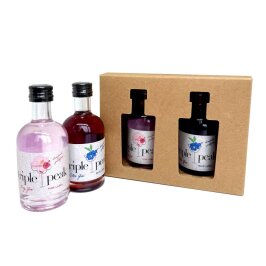 2er Set Gin Triple Peak Pink-Blue