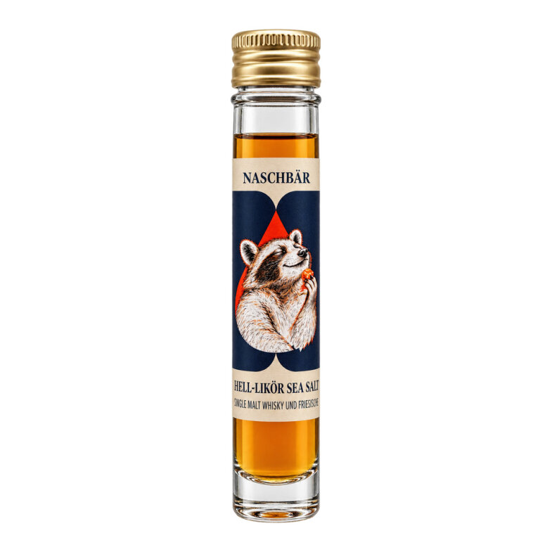 NASCHBÄR – Sea Salted Karamelllikör mit eigenem Single Malt