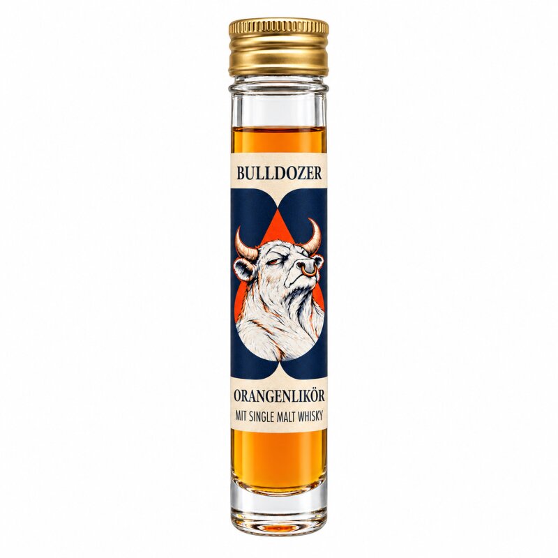 BULLDOZER – Orangenlikör mit eigenem Single Malt