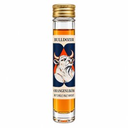 BULLDOZER – Orangenlikör mit eigenem Single Malt