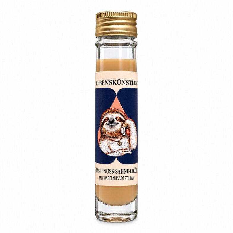 LEBENSKÜNSTLER – Haselnuss-Sahne-Likör