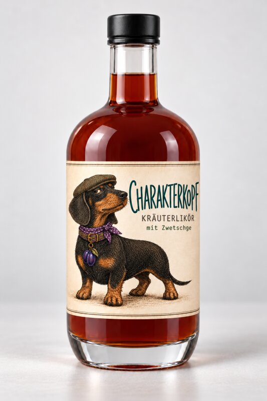 CHARAKTERKOPF – Kräuterlikör mit Zwetschge