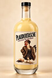 PLAUDERTASCHE – Eierlikör Holunder