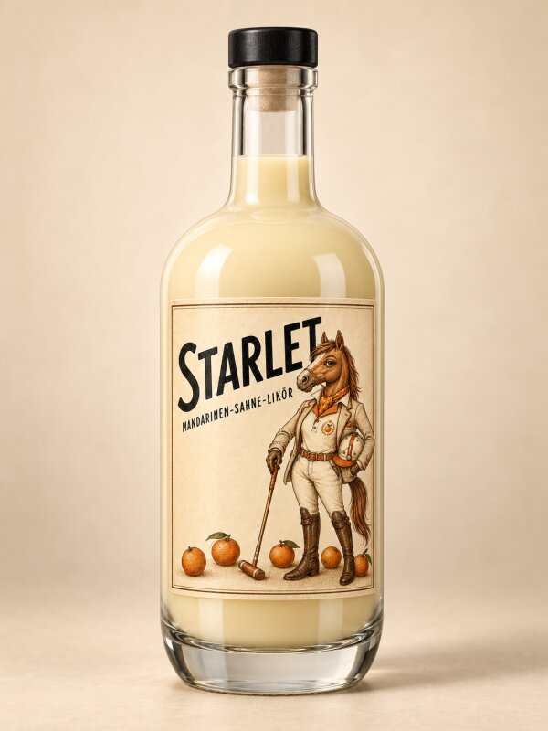 STARLET – Mandarinen-Sahne-Likör